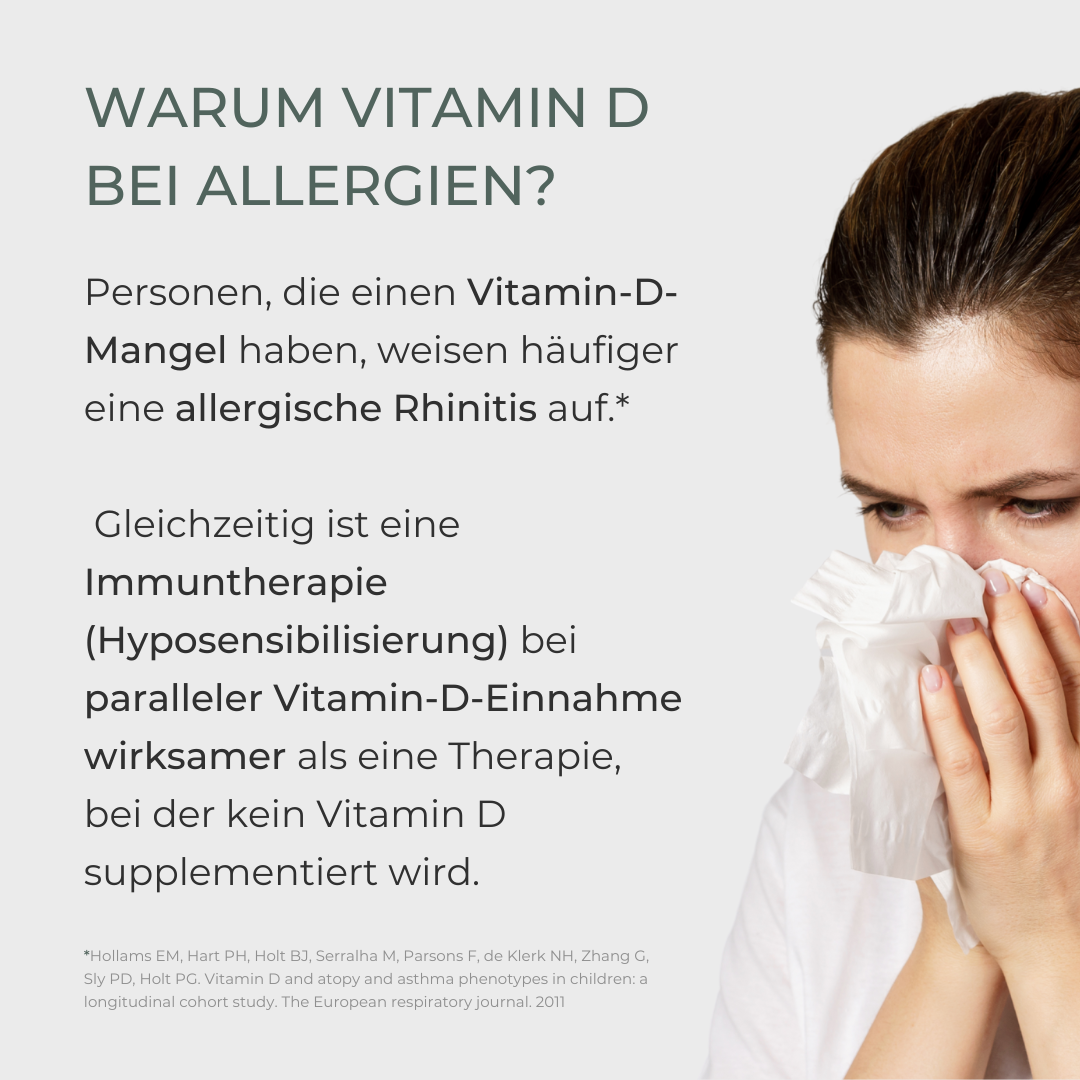 WARUM VITAMIN D BEI ALLERGENEN?